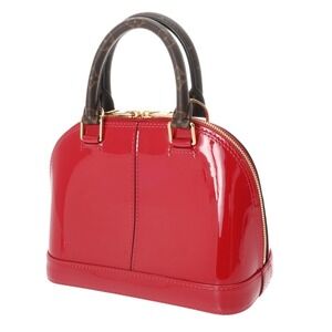 Louis Vuitton Handbag Alma Canvas Monogram Leather Vernis Patent